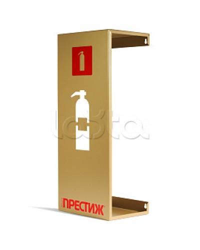Подставка настенная под огнетушитель ПРЕСТИЖ золото ПОЖТЕХНИКА в Муроме Аксессуары для огнетушителей Pintop.ru