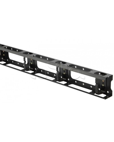 Организатор кабельный металлический вертикальный 32U, черный Hyperline CMV-32U-ML в Муроме Аксессуары для кабель-канала Pintop.ru