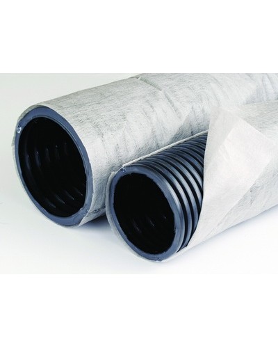 Труба ПНД гибкая дренажная д.125мм с геофильтром SN6, перфорация 360 град DKC (141912A) в Муроме Труба гофрированная Pintop.ru