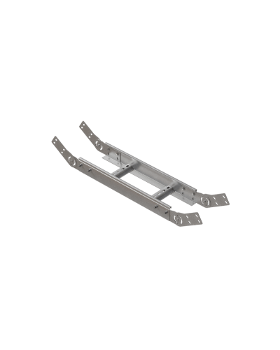 Вертикальный шарнирный угол 80х500х1,2 мм HD85 N КМ-профиль (LSHL80-500-1.2 HD85 N) в Муроме Аксессуары для лотков Pintop.ru