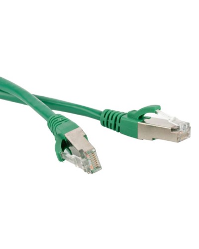 Патч-корд F/UTP Hyperline PC-LPM-STP-RJ45-RJ45-C6-15M-LSZH-GN в Муроме Патчкорды (медные) Pintop.ru
