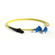 Патч-корд волоконно-оптический Hyperline FC-D2-9-MTRJM/UR-SC/UR-H-3M-LSZH-YL