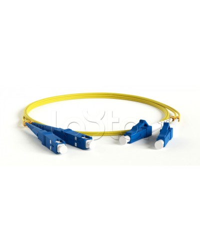 Патч-корд Hyperline (FC-D2-9A1-LC/UR-SC/UR-H-1M-LSZH-YL) в Муроме Патч-корды оптические Pintop.ru