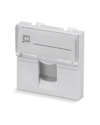 Вставка 45x45 (Mosaic) для 1 модуля формата Keystone Jack (арт.078604) Cabeus (FP-L-45-1M) в Муроме Модули Keystone Pintop.ru