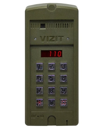 Блок вызова Vizit БВД-SM110RCP в Муроме Блоки вызова многоабонентные Pintop.ru