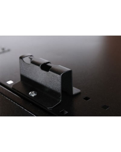 Комплект кронштейна для крепления лотка 400 мм к крыше шкафа ШТК-СП ЦМО КЛГ-400-9005 в Муроме Аксессуары для стоек и шкафов Pintop.ru