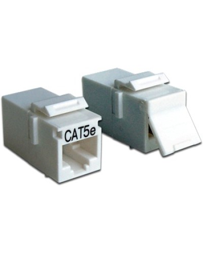 Повторитель портов RJ-45, неэкранированный, кат.5E, формата Keystone LANMASTER LAN-KCP45U5E-WH в Муроме Проходные адаптеры Pintop.ru