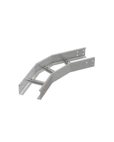 Угол лестничный горизонтальный 45 гр. 100х700х1,5 мм HD85 N КМ-профиль (LGL45-100-700-1.5 HD85 N) в Муроме Аксессуары для лотков Pintop.ru