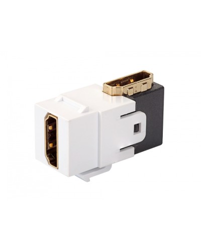 Модуль HDMI keystone 90 градусов, белый Eurolan (16B-HD-04WT) в Муроме Модули Keystone Pintop.ru