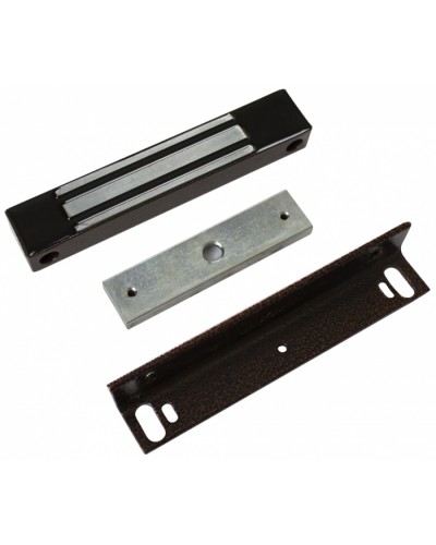 Замок электромагнитный влагозащищенный AccordTec ML-350N с уголком, цвет (коричневый) в Муроме Электромагнитные замки Pintop.ru