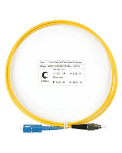 Шнур оптический simplex SC-FC 9/125 SM 1.5 м LSZH в Муроме Патч-корды оптические Pintop.ru