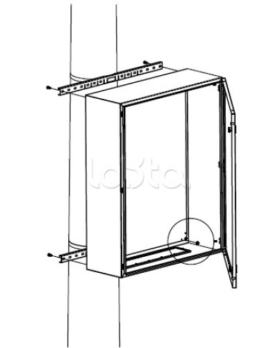 Комплект крепления шкафов DKC R5FB800 в Муроме Полки для шкафов и стоек Pintop.ru