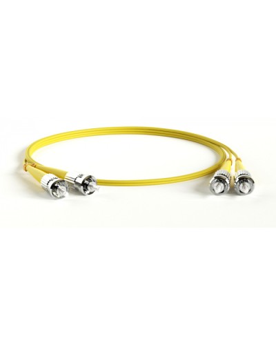 Патч-корд волоконно-оптический Hyperline FC-D2-9-ST/UR-ST/UR-H-20M-LSZH-YL в Муроме Патч-корды оптические Pintop.ru