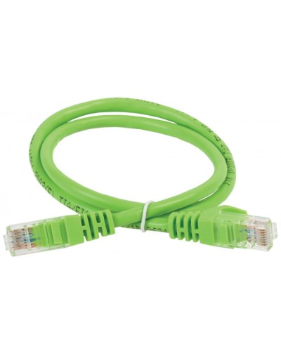 ITK Коммутационный шнур (патч-корд), кат.5Е UTP, 1,5м, зеленый (PC02-C5EU-1M5) в Муроме Патч-корды и пигтейлы Pintop.ru
