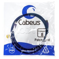 Патч-корд S/FTP Cabeus PC-SSTP-RJ45-Cat.8-1.5m-LSZH