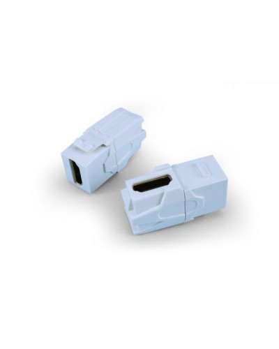 Вставка формата Keystone Jack Hyperline (KJ1-HDMI-AV18-WH) в Муроме Коннекторы Pintop.ru