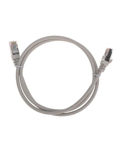 Патч-корд F/UTP, CAT 5e, RJ45-RJ45, 26AWG, LSZH, серый, 1м REXANT 02-0110-1 в Муроме Патчкорды (медные) Pintop.ru
