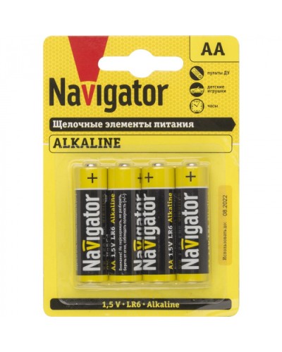 Элемент питания Navigator 61 463 NBT-NPE-LR6-BP4 в Муроме Электротехническое оборудование Pintop.ru