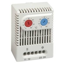 Термостат универсальный (сдвоенный) с нормально-замкнутыми (NC) и нормально-разомкнутыми (NO) контактами Hyperline KL-TRS-UVL-060