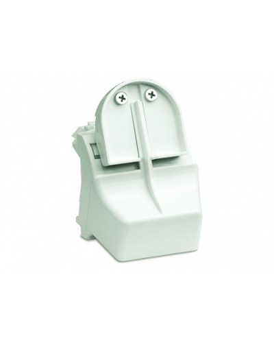 Адаптер для оптоволоконных разъемов 2хST, c системой пломбировки, белый, 2мод. DKC 76618B в Муроме Аксессуары для стоек и шкафов Pintop.ru