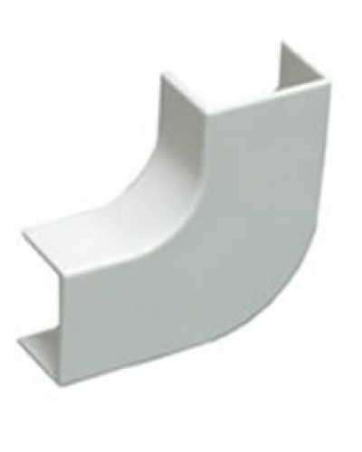 Угол плоский плавный стандарт TIA 40x25 мм Экопласт 72308R в Муроме Аксессуары для кабель-канала Pintop.ru