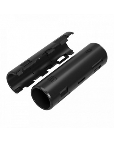 Муфта разборная d20 мм атмосферостойкая черная (10шт/320шт уп/кор) Промрукав (PR13.0434) в Муроме Повороты, муфты, тройники Pintop.ru