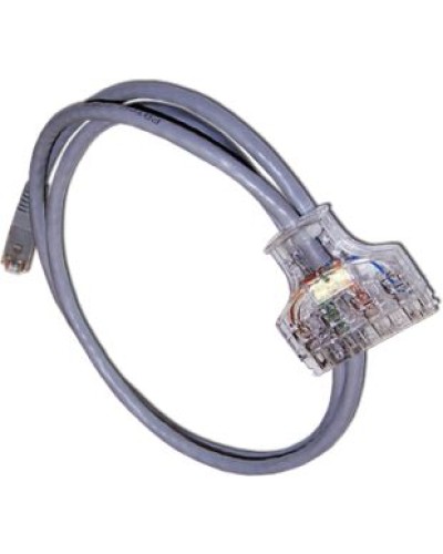 Патч-корд 110 тип - RJ45, 4 пары, UTP, категория 6, 2 м LANMASTER LAN-45-P4-2.0/6 в Муроме Патч-корды и пигтейлы Pintop.ru