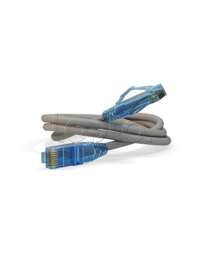 Патч-корд RJ45-RJ45, 4 пары, UTP, кат.6, LSZH (2м) Hyperline PC-LPM-UTP-RJ45-RJ45-C6-2M-LSZH-GY в Муроме Патчкорды (медные) Pintop.ru
