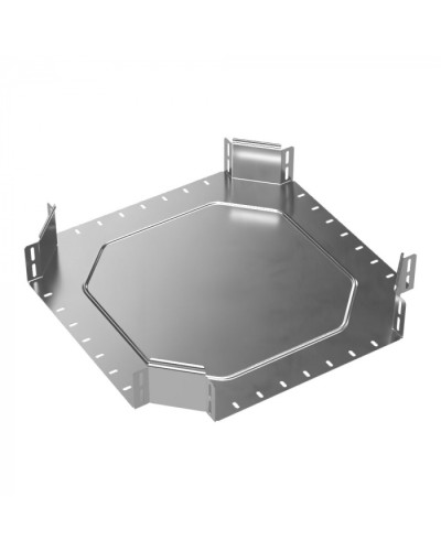 Ответвитель Х-образный Стандарт INOX (AISI 304) 400х100 Промрукав (PR16.3186) в Муроме Аксессуары для лотков Pintop.ru