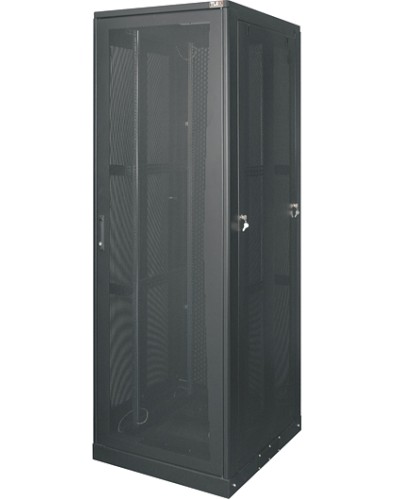 Комплект дверей передняя стеклянная задняя перфорированная для шкафа серии TFE 33U TLK (TFE-4-3380-GP-BK) в Муроме Аксессуары для стоек и шкафов Pintop.ru