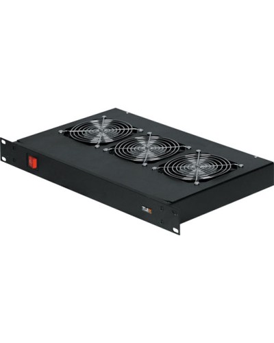 Панель вентиляционная с 3 вентиляторами TLK TLK-VP3/BK в Муроме Вентиляторные модули Pintop.ru