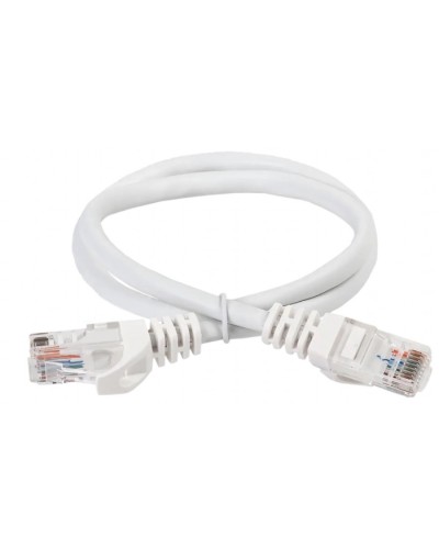 ITK Коммутационный шнур (патч-корд) кат.5Е UTP 5м белый (PC08-C5EU-5M) в Муроме Патч-корды и пигтейлы Pintop.ru