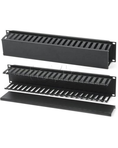 Организатор кабельный с крышкой, 19 Hyperline (CM-2U-PL-COV) в Муроме Аксессуары для кабель-канала Pintop.ru