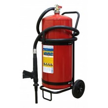 Огнетушитель ПОЖТЕХНИКА ОВП-50(з) МИГ летний (ФторПАВ) на съемн.тележке с перекр. стволом (баллон 62,5 л, ОТВ 50 л)