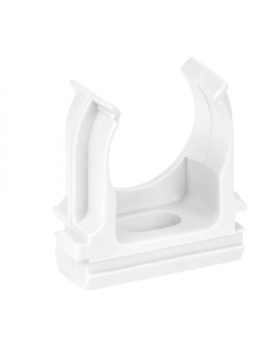 ELASTA Держатель с защелкой CF25 белый IEK (ET-TA00D-CF-025-K01-010) в Муроме Держатели, клипсы, скобы Pintop.ru