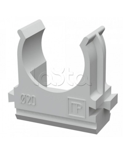 Крепеж-клипса для труб АБС-пластик в карт д20 (150шт/1500шт уп/кор) Промрукав (PR.0620) в Муроме Держатели, клипсы, скобы Pintop.ru