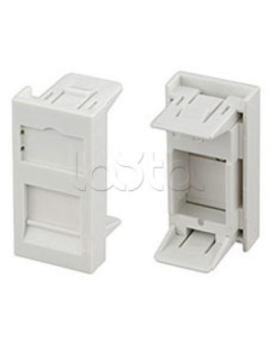 Вставка для 1 модуля формата Keystone Jack Hyperline SIP2-1K-M45-22.5 в Муроме Модули Keystone Pintop.ru