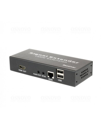 Дополнительный приёмник для комплекта передачи HDMI по сети Ethernet OSNOVO RLN-HiKMDA2 в Муроме Видеоусилители, Модуляторы, Делители Pintop.ru