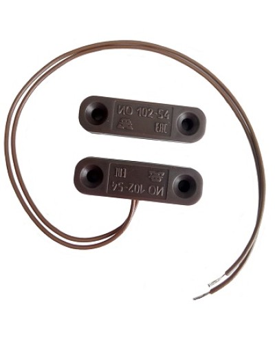 Извещатель охранный точечный магнитоконтактный Магнито-контакт ИО 102-54 (корпус ABS пластик) (Коричневый) в Муроме Извещатели охранные Pintop.ru