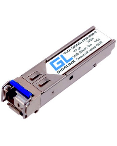 Модуль SFP Gigalink GL-OT-SG14LC1-1310-1550-I-D в Муроме Модули SFP/XFP/GBIC Pintop.ru
