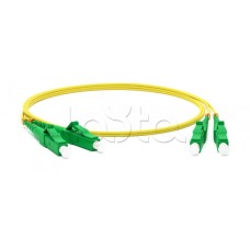 Патч-корд волоконно-оптический Hyperline FC-D2-9-LC/AR-LC/AR-H-10M-LSZH-YL