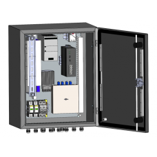 Узел коммутации всепогодный SpaceCam SC-Box-L2-8GP-240-2G-UPS(G)