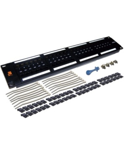 Патч-панель 48 портов, UTP, кат.5E, 2U LANMASTER LAN-PPL48U5E в Муроме Патч панель Pintop.ru