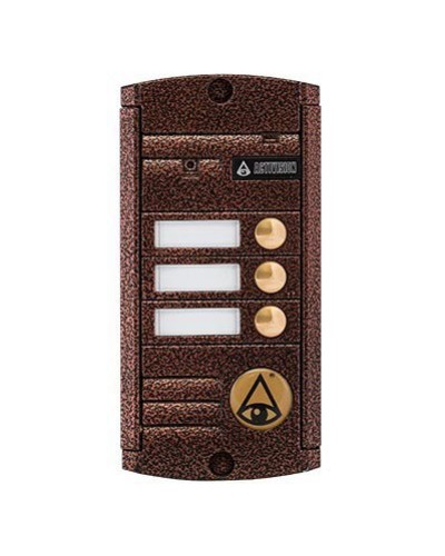 Видеопанель вызывная накладная цветная на 3 абонента с Proxy-считывателем Activision AVP-453 Proxy (PAL, антик) в Муроме Вызывные видеопанели малоабонентные Pintop.ru