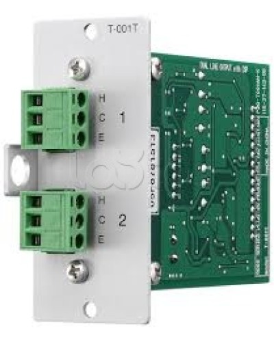 Модуль выходной 2-mic/line с DSP-процессором TOA T-001T в Муроме Системы оповещения и трансляции TOA Pintop.ru