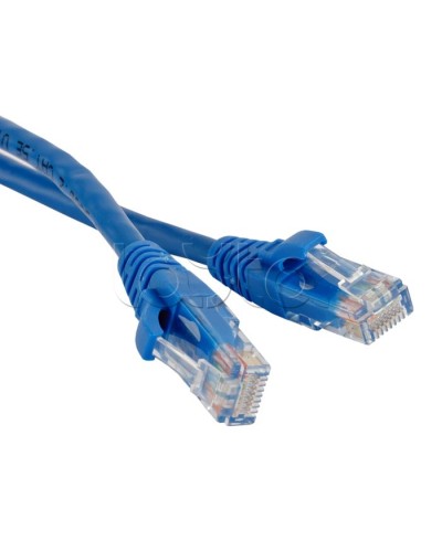Патч-корд RJ45-RJ45, 4 пары, UTP, кат.5е, LSZH (5м) Hyperline PC-LPM-UTP-RJ45-RJ45-C5e-5M-LSZH-BL в Муроме Патчкорды (медные) Pintop.ru