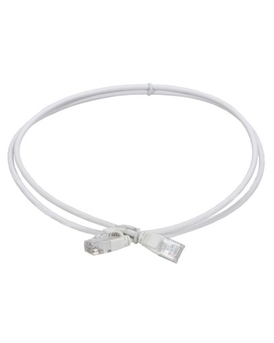 ITK Коммутационный шнур кат.5E UTP LSZH 1м slim язычок бел. (PC08-C5EUL-1M-SL-WT) в Муроме Патч-корды и пигтейлы Pintop.ru