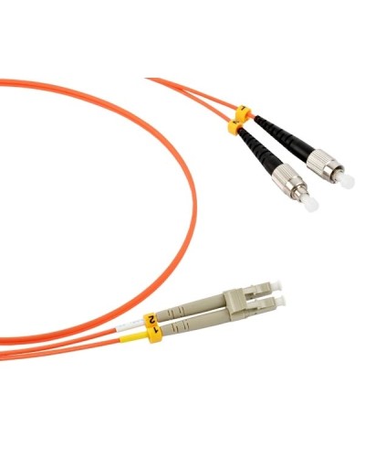 Патч-корд оптический LSZH, дуплексный, LC/PC-FC/PC, MM 50/125, 1.0м LANMASTER LAN-2LC-2FC/OM2-1.0 в Муроме Патч-корды и пигтейлы Pintop.ru