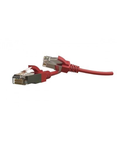 Патч-корд S/FTP Hyperline (PC-LPT-SFTP-RJ45-RJ45-C6-1M-LSZH-RD) в Муроме Патчкорды (медные) Pintop.ru