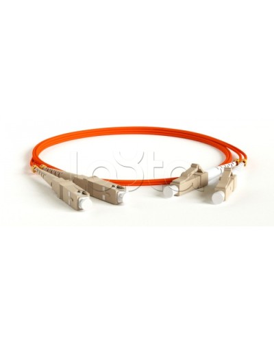 Патч-корд волоконно-оптический Hyperline FC-D2-62-LC/PR-SC/PR-H-10M-LSZH-OR в Муроме Патч-корды оптические Pintop.ru